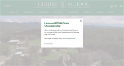 Desktop Screenshot of christschool.org